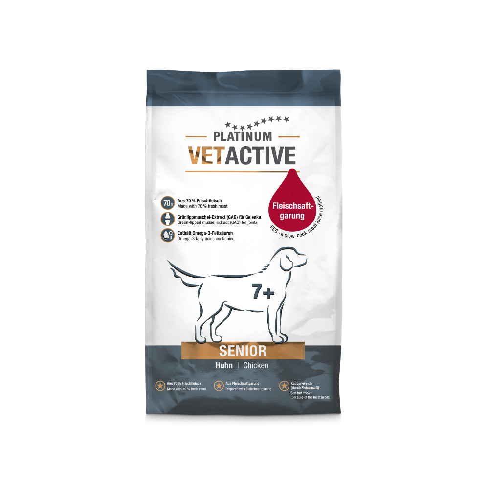 PLATINUM Vetactive Senior Hundefoder