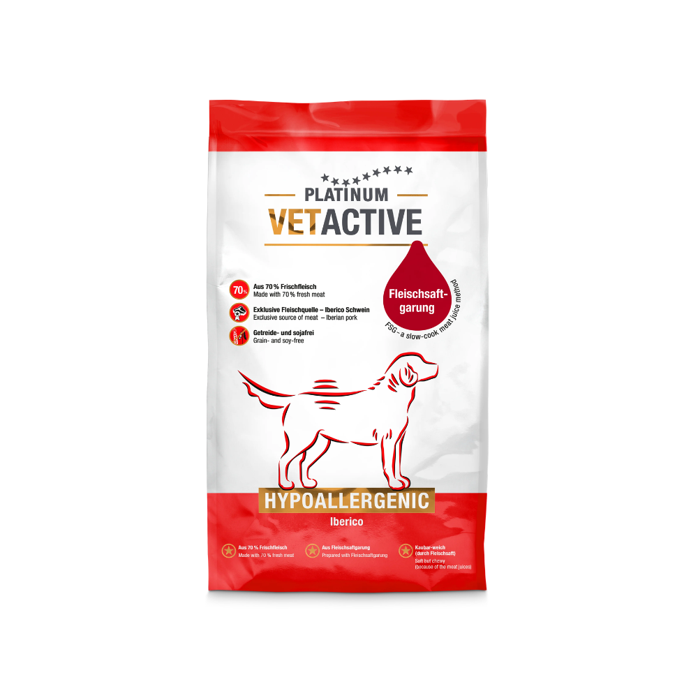 PLATINUM Vetactive Hypoallergenic Hundefoder