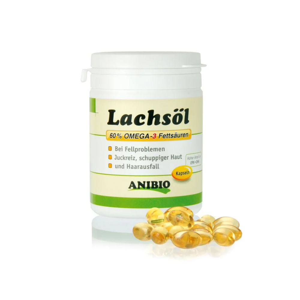 ANIBIO lakse olie kapsler 180 stk.