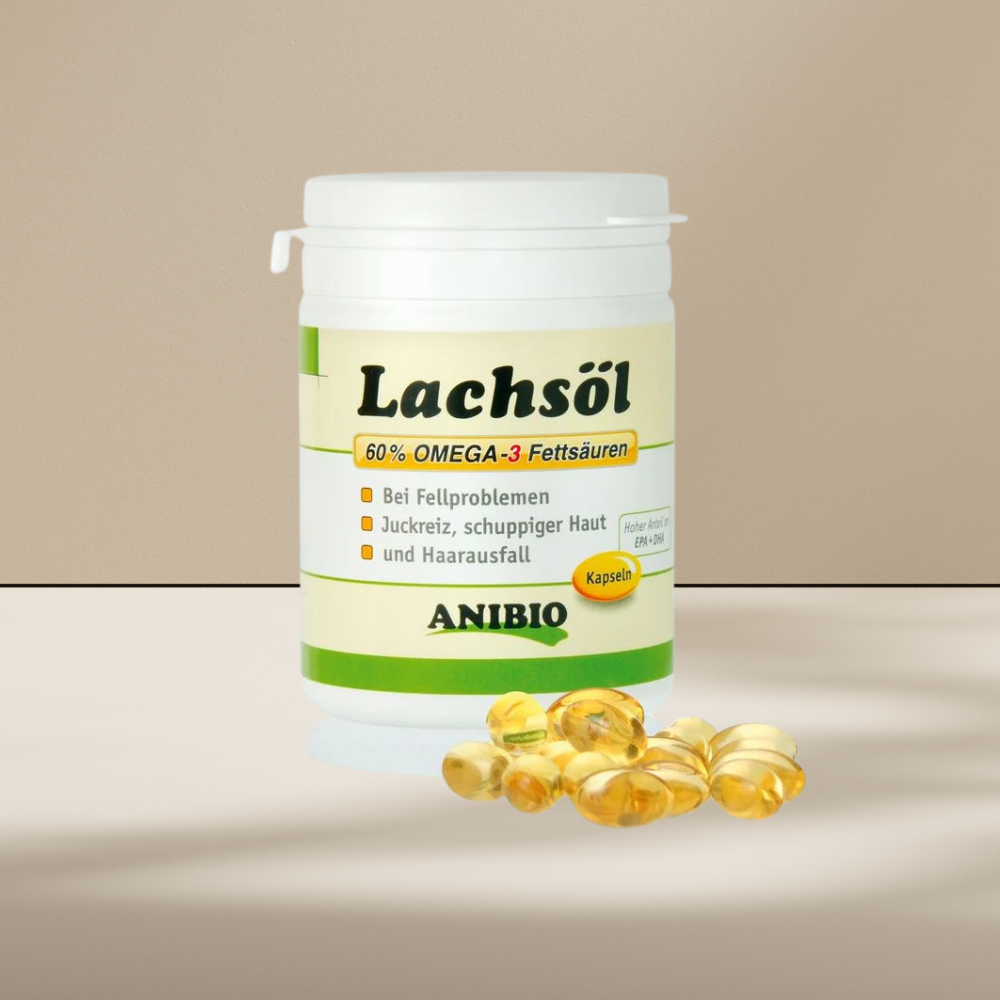 ANIBIO lakse olie kapsler 180 stk.