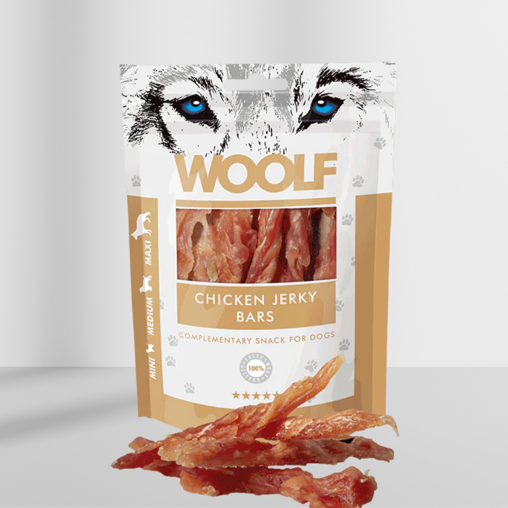 Woolf Kylling Jerky Bars 100g