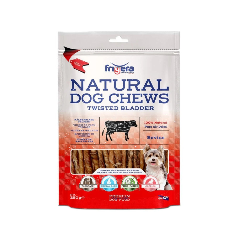 Natural Dog Chews Okseblære 100g