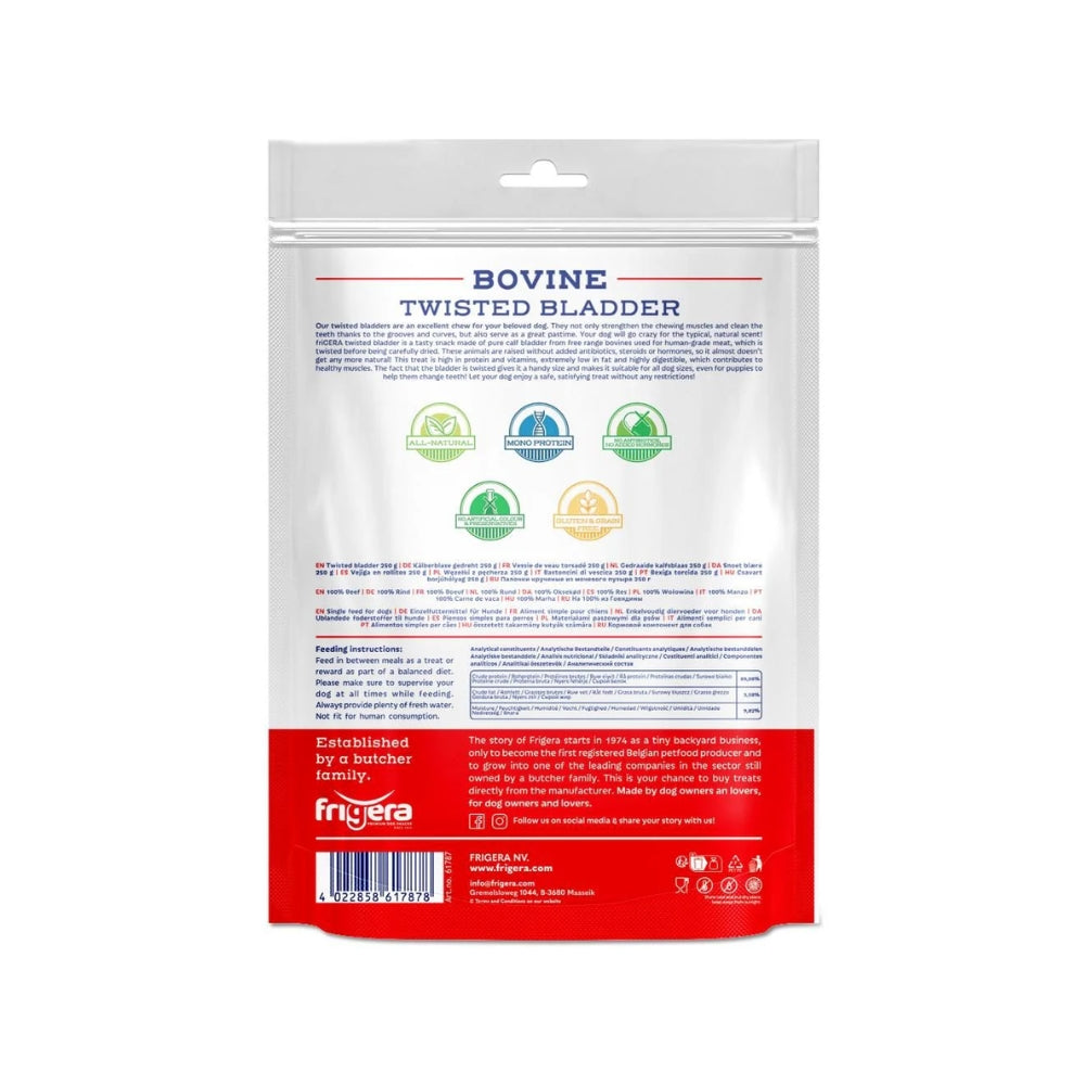 Natural Dog Chews Okseblære 100g