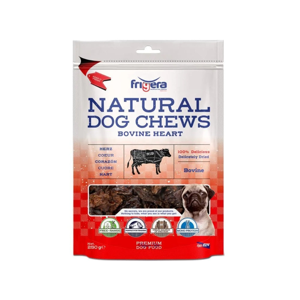Natural Dog Chews Oksehjerter 250 g