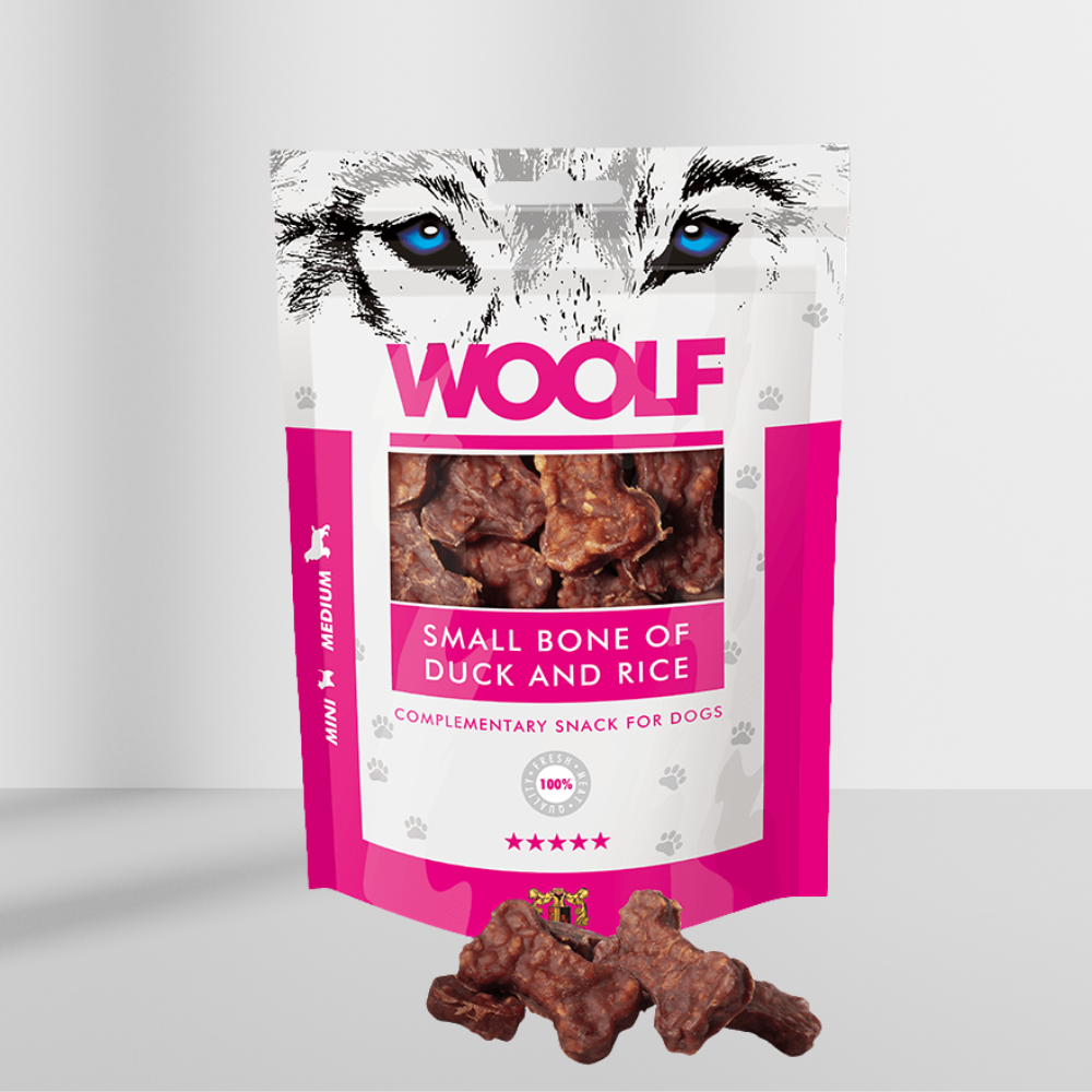 Woolf Small Andeben og Ris 100g