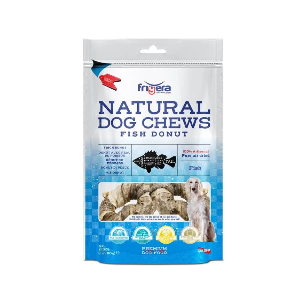 Natural Dog Chews Fiskedonut 2stk, 110g