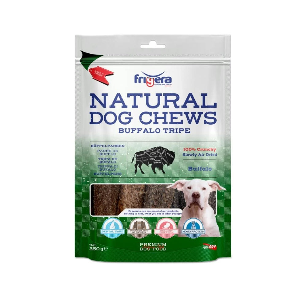 Natural Dog Chews Bøffelkallun 250gr