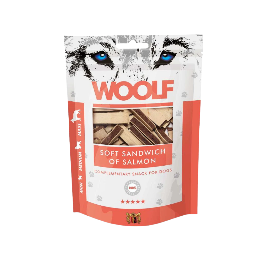 Woolf Soft Sandwich Laks 100g
