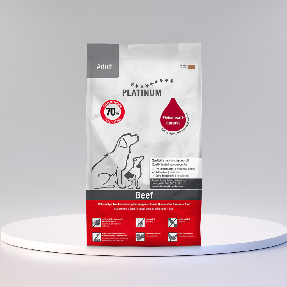 PLATINUM Oksekød Adult Hundefoder