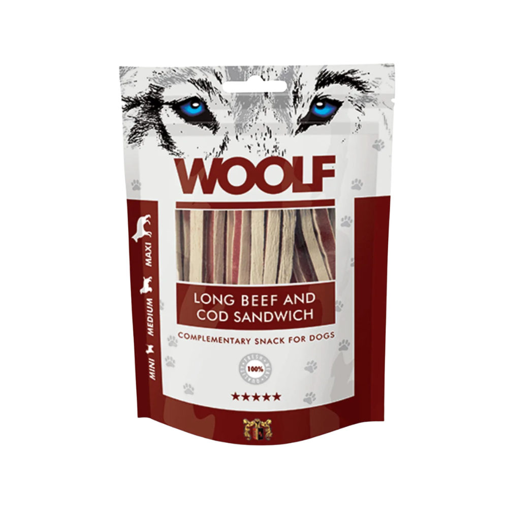 Woolf Lang Okse & Torsk Sandwich 100g