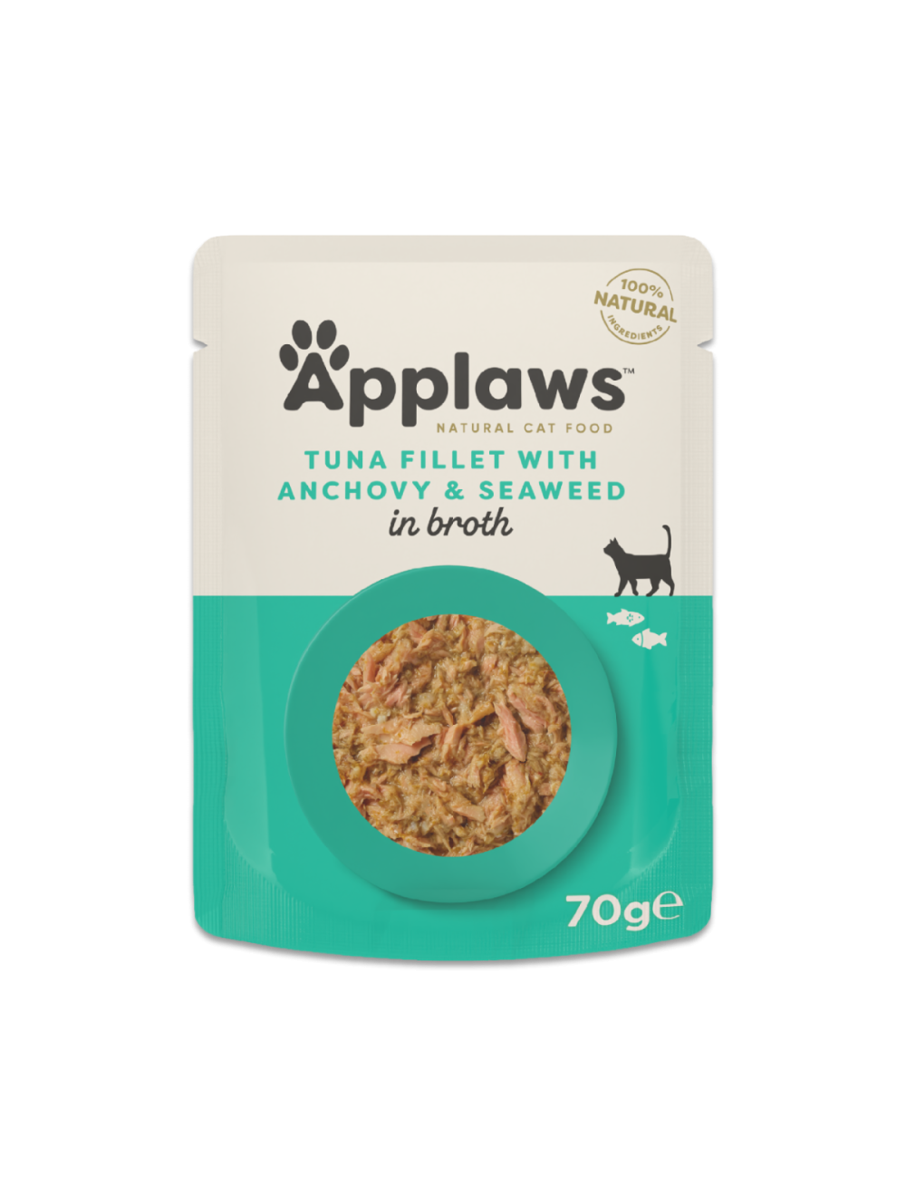 Applaws Tun & Ansjoser 70g Pose, Kat