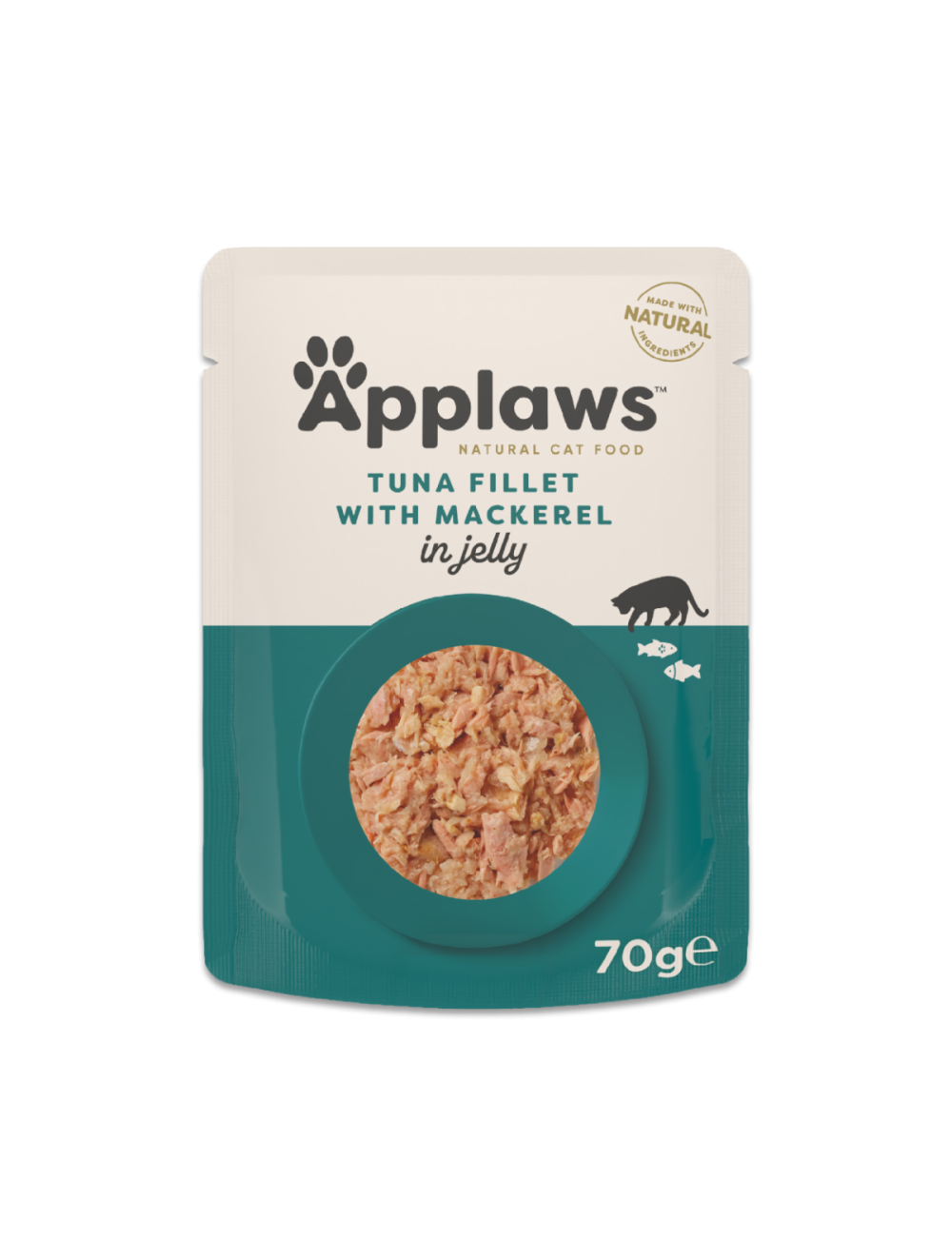 Applaws Tun & Makrel 70g Gele Pose, Kat