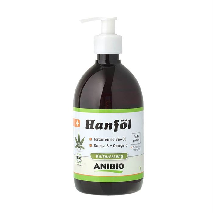 Anibio Hanföl 500 ml. Hamp olie