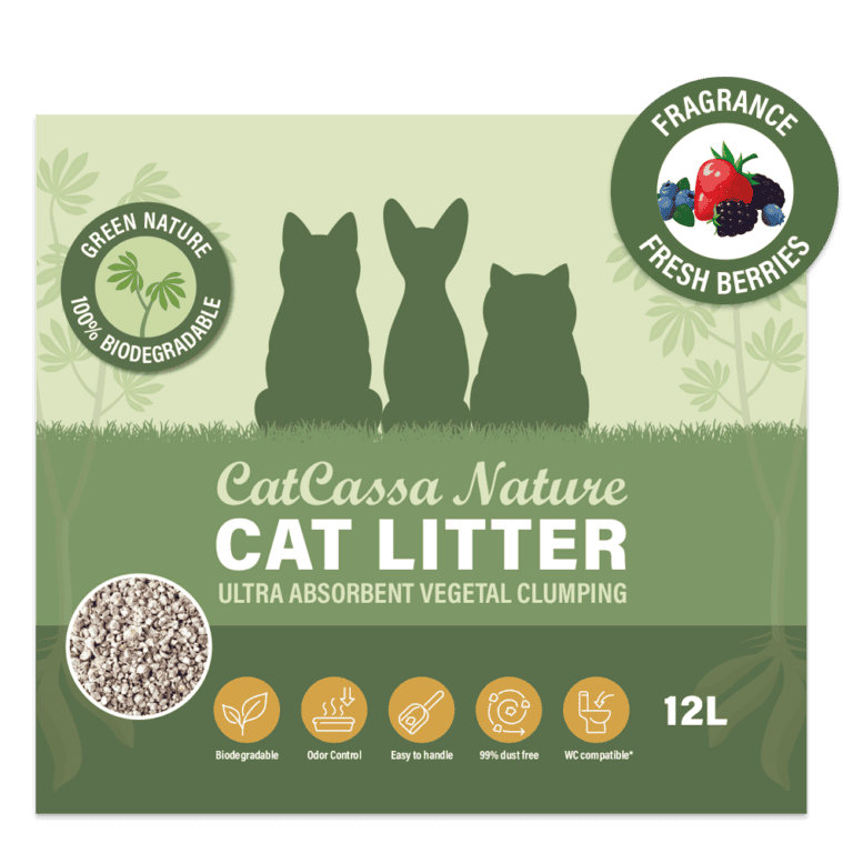 CatCassa Nature kattegrus (Bær) 12 liter