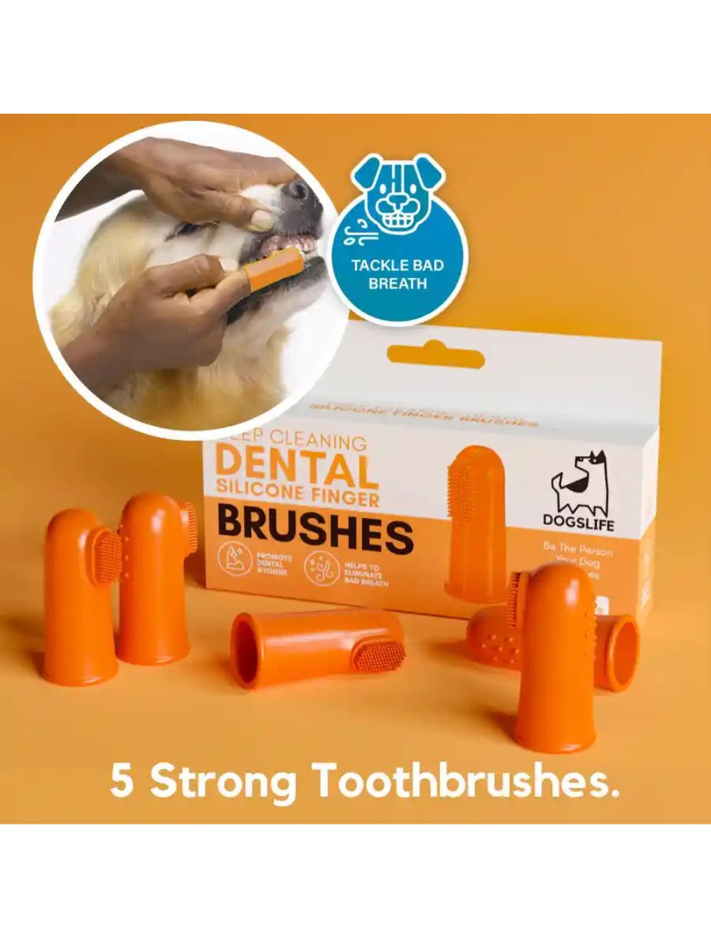 Fingertandbørster 5stk