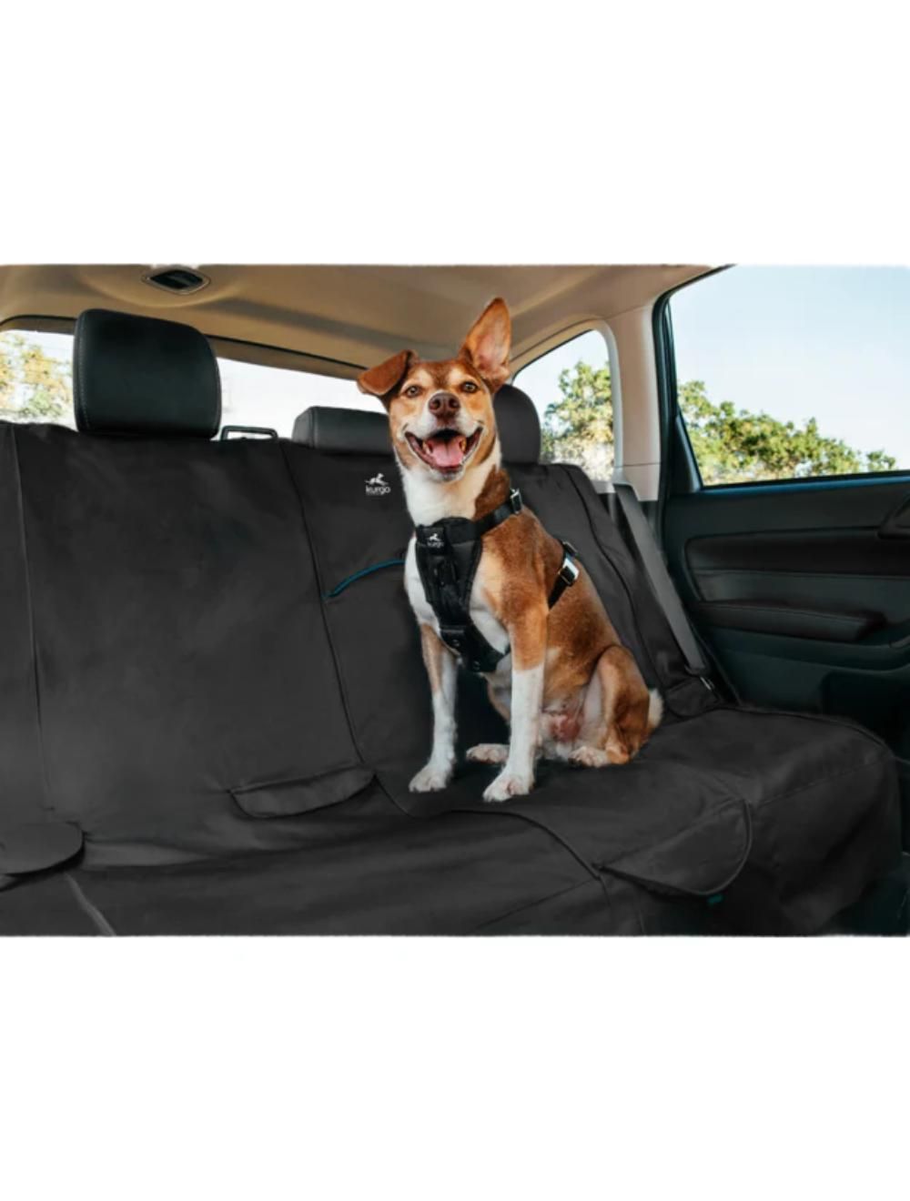 Bagsædeovertræk, Sort